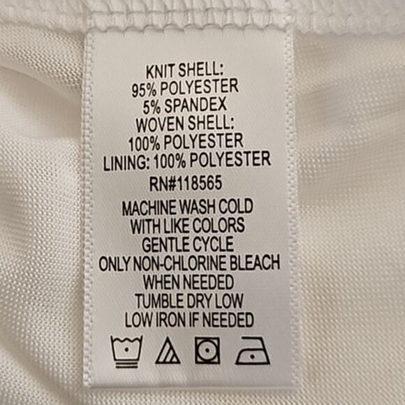 Truth + Style Regular Mix Media Chiffon Midi Dress - Women's Large, Red/Grey - Picture 8 of 9